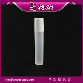 China SRS packaging 12ml plastic roller ball bottle with metal ball and eco-friendly PP material supplier