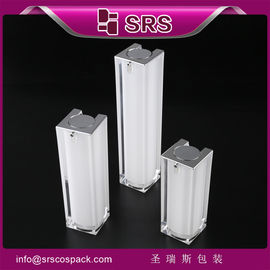 China SRS Airless Pump Cosmetic Containe 15ml 30ml 50ml Luxury Acrylic Personal care Packaging supplier