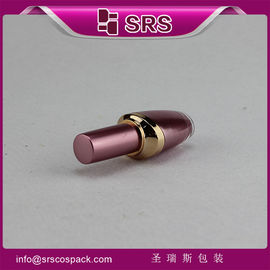 China SRS NEW arrival acrylic pink oval 8ml plastic nail polish bottle with screw brush lid supplier