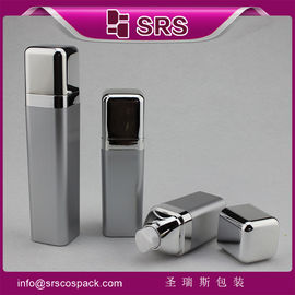 China silver airless bottle supplier,A056 square shape bottle supplier
