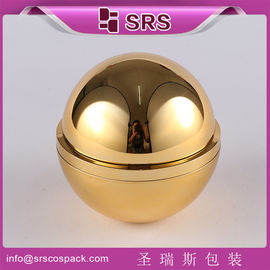 China manufacturing 50g 80g ball shape cosmetic cream jar supplier