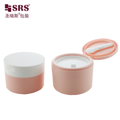 China 120g Luxury Printed Logo Plastic PP Custom Color Empty Containers For Body Scrub Jar supplier
