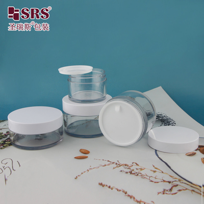 China 50g 80g 100g 120g 150g Empty Cosmetic Body Cream Container PET Plastic Jar supplier