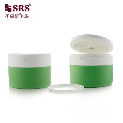 China 120g 4 OZ Plastic PP PCR Recycled Material Skincare Cream Jars Empty Containers For Body Scrub Jar supplier