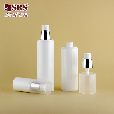 China 15ml 50ml PP PCR Recyclable Empty Bottles Wholesale Customization 30ml Airless Pump Bottle supplier