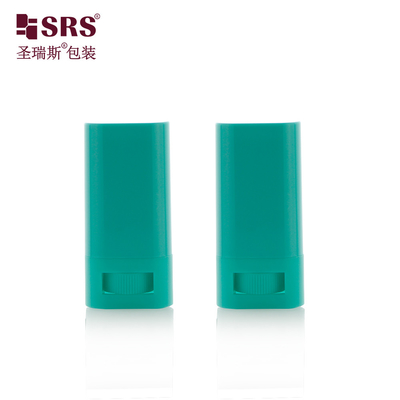 China 15ml 20ml Empty Oval Shape Pocket Size Sunscreen Balm Stick Deodorant Container supplier