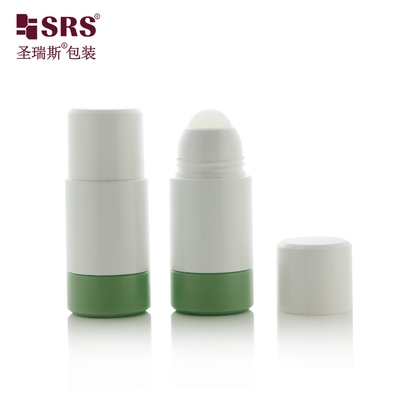 China 50ml 75ml Replaceable PCR PP Recycled Eco-friendly Roller Bottle Deodorant Roll On Packaging supplier