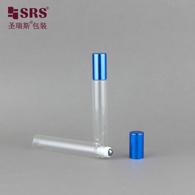 China Empty Cosmetic Packaging 1/3 oz Glass Bottle Essential Oil Roller Bottles 10ml supplier