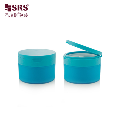 China 120g 150g Empty PP PCR Recycled Injection Custom Color Flip Cap Body Butter Empty Jars supplier