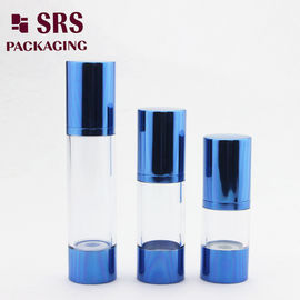 China personal care plastic lucury airless lotion cosmetic vacuum bottle supplier