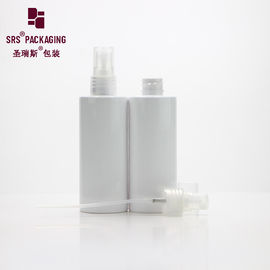 China injection white plastic flat shoulder empty sprayer 100ml pet bottle supplier