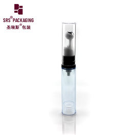 China semi-transparent blue injection roller ball airless pump bottle 5ml supplier