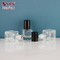 6ml Empty Perfume Square Shape Transparent Metal Roller Bottle Glass supplier