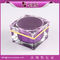 SRS luxury wholesale acrylic 15g 30g 50g empty purpal plastic square cosmetic containers supplier