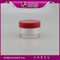 J021 custom color and logo acrylic cream jar supplier