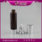 injection amber color bottle with aluminum shoulder and base for lotion supplier