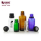 Transparent Amber Blue Green Color Glass Bottle For Essential Oil With Child Proof Lid supplier