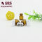 1ml super mini amber glass roll on bottle with steel ball and aluminum cap supplier