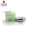 frosted green container cosmetic cream plastic lids for jar supplier