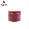 injection color red cosmetic plastic jar with screw lid supplier
