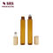 10ml luxury thin wall pocket travel size essential oil amber glass roller bottle supplier