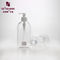 transparent empty hand sanitizer 500ml round shoulder  pet plastic bottles supplier
