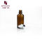 50ml amber brown empty custom glass dropper bottle for essential oil supplier