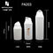 PA203 pump round shape empty injection white plastic airless bottle 15ml supplier