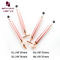 different massage head rose gold vibrating lift up face outline massager facial tools supplier