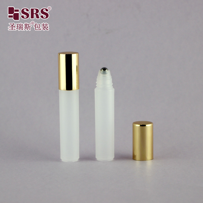 China 3ml Empty Cosmetic Factory Roller Steel Ball Eye Serum Sample Bottle Plastic supplier