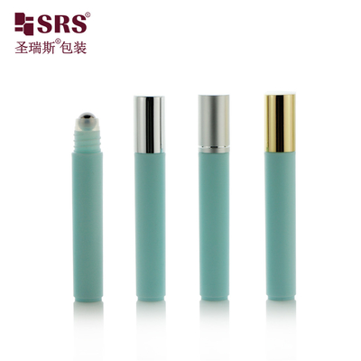 China 8ml Round Empty Wholesale Plastic PP PCR Recycled Eye Gel Roller Cosmetic Bottle supplier