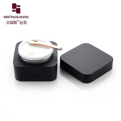 China High Grade Cosmetic Packaging 5g 15g 50g Square Acrylic Plastic Container For UV Gel Cream Jar 30g supplier