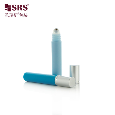 China 7ml Empty Eye Massage Serum Round Roll On Bottle Cosmetic Roller Applicator supplier