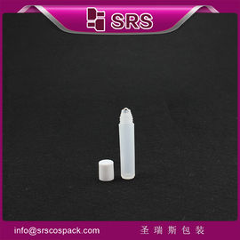 China SRS packaging China eye gel use 3ml plastic roller ball bottle with PP crew cap metal ball supplier