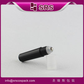 China SRS packaging manufaturer plastic 5ml eye cream sample bottle with roll on sealing type supplier