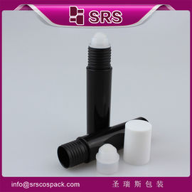 China skin care cream 10ml plastic roll on bottle for cosmetic supplier
