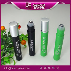 China Shengruisi packaging RPA-8ml plastic roll on bottle with aluminum cap supplier