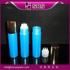 China Shengruisi packaging RPA-16ml plastic roll on bottle with aluminum cap supplier