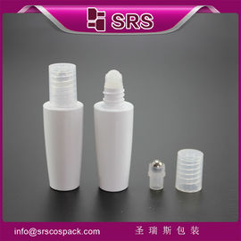 China white PET roll on cosmetic packaging bottle for cream supplier