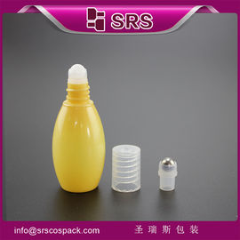China SRS 2015 new product small bulb shape empty 18ml roll on PET bottle for eye cream filling supplier