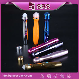 China SRS Plastic 15ml roll-on bottle and PETG 15ml perfume roller ball bottles for eye cream supplier