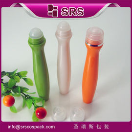 China high quality SRS8447-15ml special shape roller bottle with metal ball for eye cream supplier