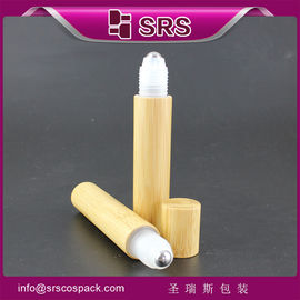 China Shengruisi packaging SRS-15ml bamboo empty roll on bottle supplier
