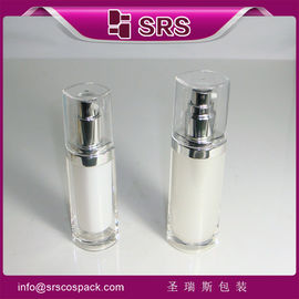 China SRS 30ml 50ml Eye Shape acrylic empty Plastic Cosmetic lotion Bottle For Personal Care supplier