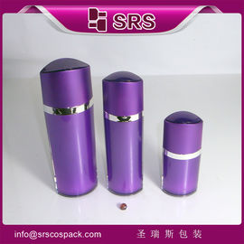 China SRS empty luxury cosmetic bottle 30ml 60ml 120ml plastic eye shape black acrylic container supplier