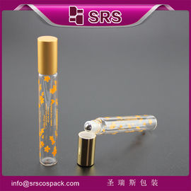 China Shengruisi packaging BLP-10ml glass roll on bottle with shiny lid supplier