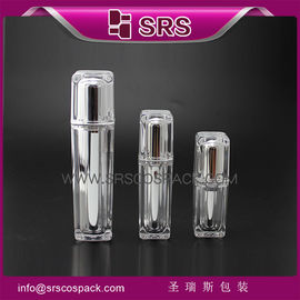 China L054 square shape clear lotion cosmetic pump bottle supplier