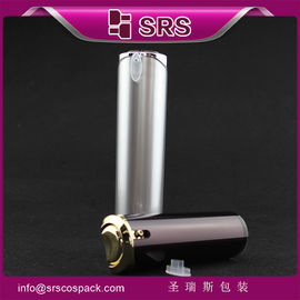 China cylinder shape cosmetic bottle for body lotion supplier