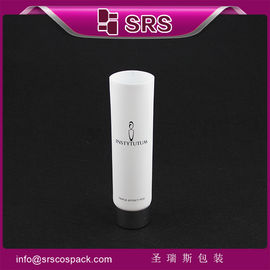 China manufacturing white high end round cosmetic tube supplier