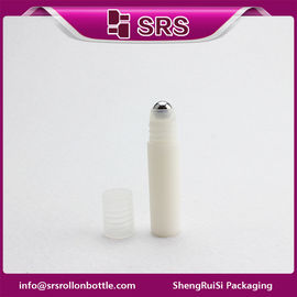China white color 5ml empty bottle .empty roller ball bottle with steel ball supplier